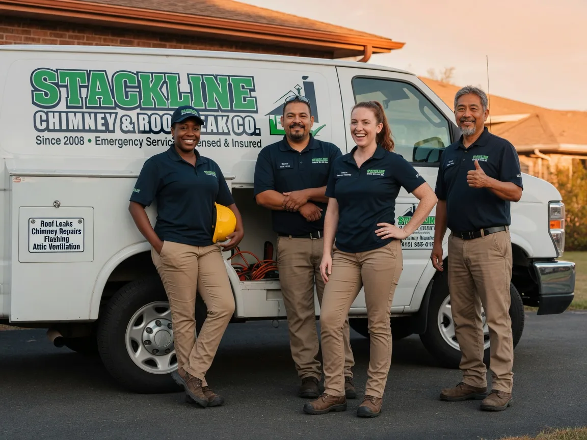 Chimney flashing repair company in Purcell, OK